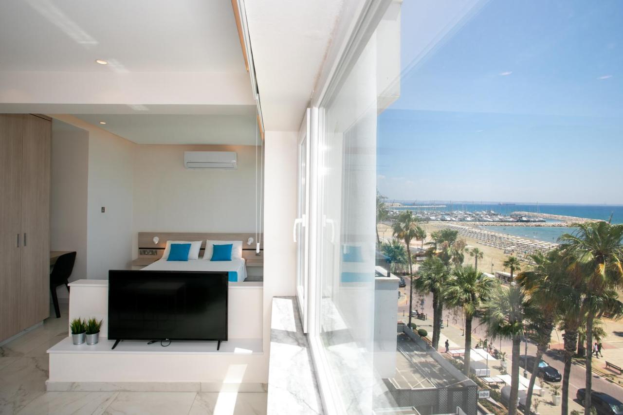Les Palmiers Sunorama Beach Apartments Larnaca Ngoại thất bức ảnh